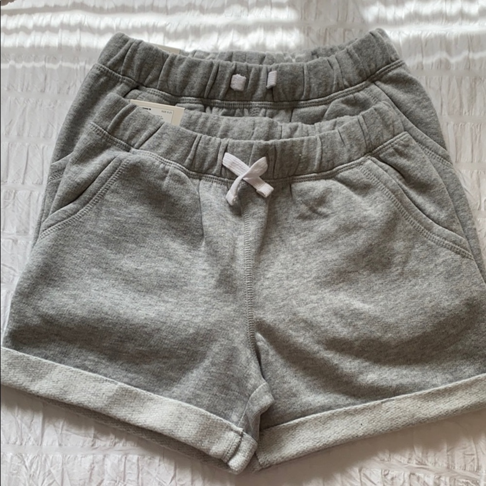 Grey Midi Shorts